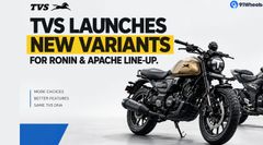 TVS Launches New Variants For Ronin & Apache Line-up